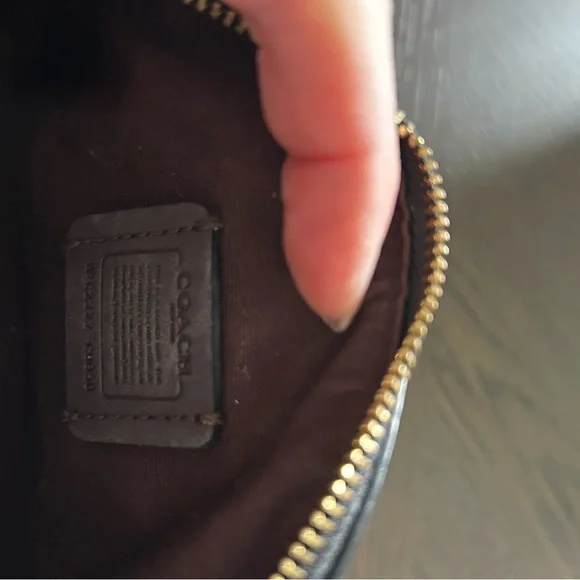 Coach Black Mini Satchel Crossbody Bag with Gold Accents 7x4 EXCELLENT CONDITION - Picture 11 of 11